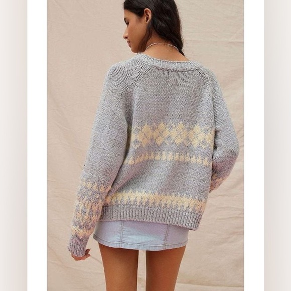 Urban outfitters kimchi blue Women's knit  sweater Bunny Easter Sweater Coquette - Picture 2 of 5